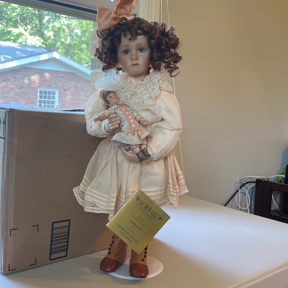 Sophie and Her Bru porcelain doll
